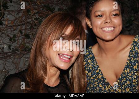 Hollywood, Californie, USA. 18 avr, 2018. J15977CHW.nous présente des parties avec un objectif X PacSun Pre-Party officiel à nous jours .Peppermint Club, West Hollywood, CA États-unis.04/18/2018.Paula Abdul . © H.Clinton Wallace/Photomundo/ International Inc Photos Credit : Clinton Wallace/Globe Photos/ZUMA/Alamy Fil Live News Banque D'Images