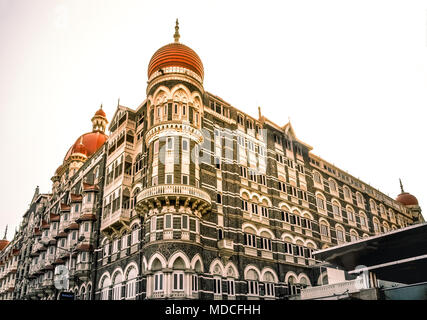 Taj Mahal Palace Hotel Colaba, Mumbai, Maharashtra, Inde, Asie Banque D'Images