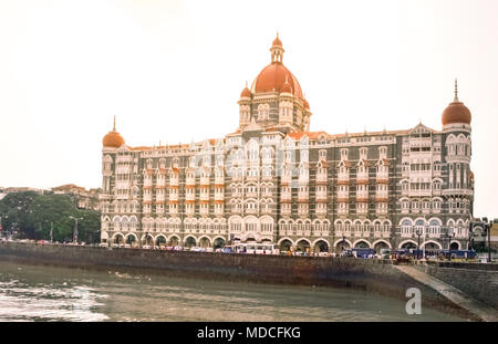 Le Taj Mahal Palace Hôtel à Colaba, Mumbai, Maharashtra, Inde, Asie Banque D'Images