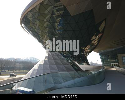 BMW-Welt,Bâtiment en Allemagne Bavière Munic Banque D'Images