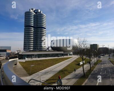 BMW-Welt,Bâtiment en Allemagne Bavière Munic Banque D'Images