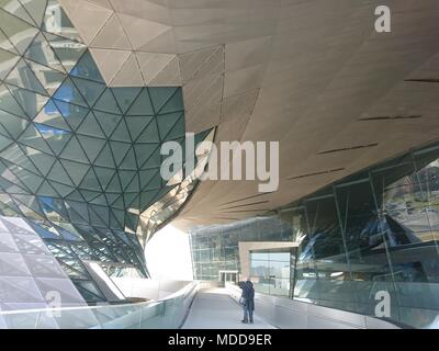 BMW-Welt,Bâtiment en Allemagne Bavière Munic Banque D'Images