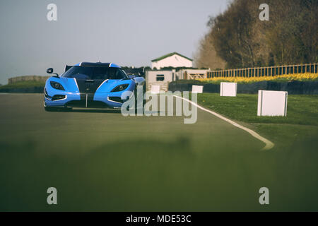 Audi RS5 RSN sur la voie - Goodwood Banque D'Images