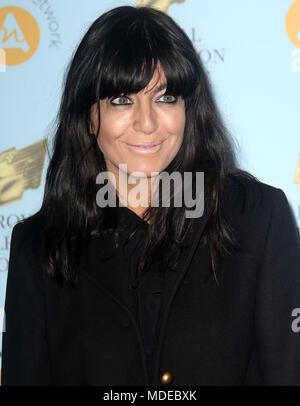 Mar 20, 2018 - Claudia Winkleman fréquentant le programme RTS Awards 2018, l'hôtel Grosvenor House à Londres, Angleterre, RU Banque D'Images