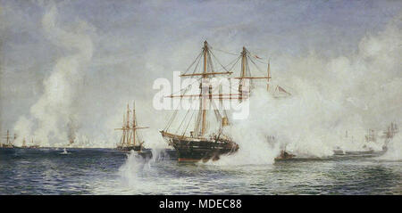 William Lionel Wyllie - bien fait 'Condor' - le bombardement d'Alexandrie Banque D'Images