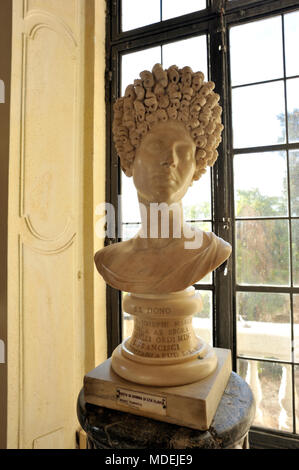 Italie, Rome, Musées du Capitole, Musei Capitolini, Palazzo Nuovo, Salle des Emperors, sculpture romaine buste Fonseca (2nd siècle après J.-C.) Banque D'Images