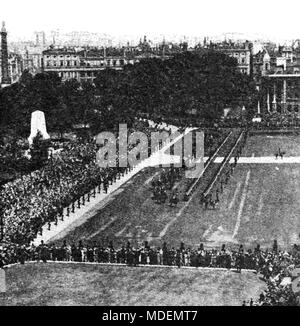Parade la couleur, Horse Guards Parade, Londres UK 1932 Banque D'Images