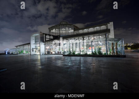 Vieux Marché Santa Clara, a été transférée à la colline Itchimbía, le Palais de Cristal est maintenant un centre culturel. Quito, Équateur Banque D'Images