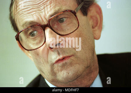 Nicholas Edwards, Seigneur Crickhowell né le 25 février 1934 décédée le 17 mars 2018, homme politique conservateur et ancien secrétaire d'État pour le pays de Galles. Banque D'Images