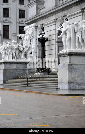 Pennsylvania State Capitol groupes sculpture ; Harrisburg, Pennsylvanie, USA Banque D'Images