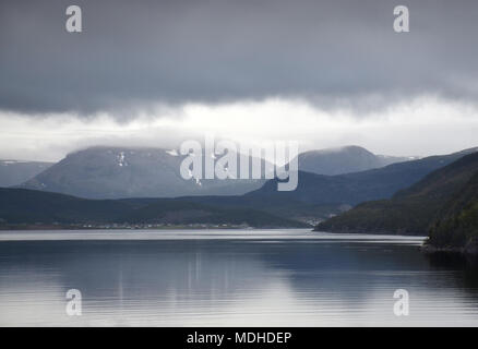 Bonne Bay dans le parc national du Gros-Morne Banque D'Images