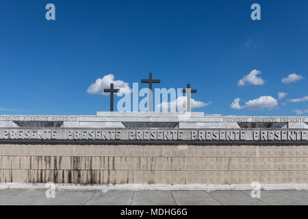 Le Mémorial de Redipuglia, plus grand mémorial dédié aux soldats qui sont tombés dans la Première Guerre mondiale - Fogliano Redipuglia, Friuli Venezia Giulia, Italie Banque D'Images