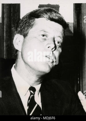 Président américain John F. Kennedy , USA 1961 Banque D'Images