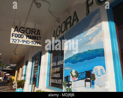 Agora Food Market in Tampa, Florida, USA, 2017 © Katharine Andriotis Banque D'Images