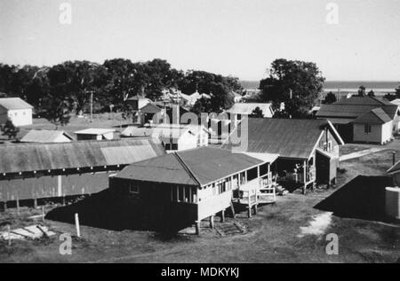 Portrait du lazaret sur Peel Island ca 1954 Banque D'Images