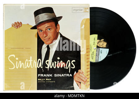 Sinatra Balançoires album par Frank Sinatra Banque D'Images