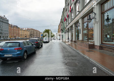 SAINT PETERSBURG - CIRCA Octobre 2017 : Saint Petersburg paysage urbain dans la journée. Banque D'Images