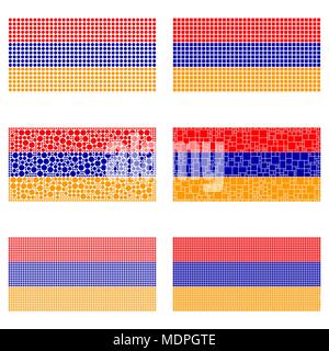 L'Arménie Mosaïque . Illustration de Vecteur