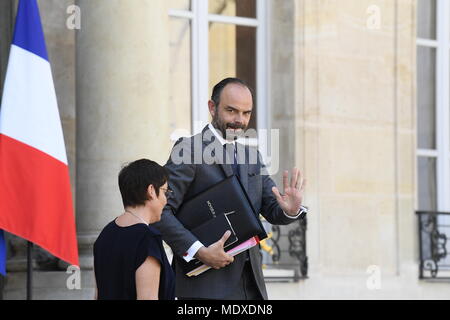 Réunion hebdomadaire du Cabinet - Paris Banque D'Images