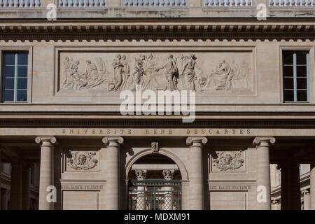 Paris, Rue de l'Ecole de médecine, Faculté de Pharmacie, Banque D'Images