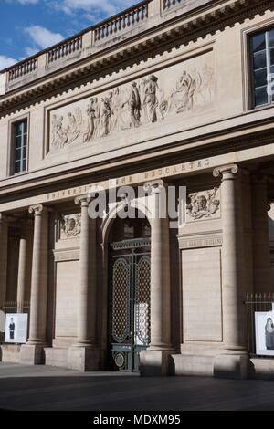 Paris, Rue de l'Ecole de médecine, Faculté de Pharmacie, Banque D'Images