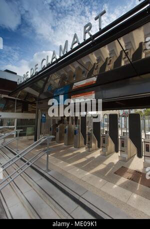 France, Ile de France, Hauts de Seine, Clamart, de la gare, avant de transformations du Grand Paris Express Banque D'Images