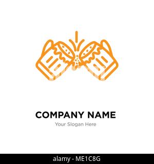 Beer company logo design, modèle de business entreprise icône vecteur Illustration de Vecteur