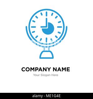 Modèle de conception de logo d'entreprise de l'horloge, l'icône vecteur d'entreprise Entreprises Illustration de Vecteur