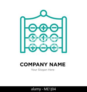 Tic Tac Toe company logo design, modèle de business entreprise icône vecteur Illustration de Vecteur