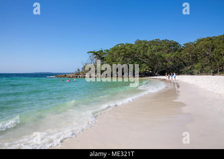 La plage de Green Patch à Jervis bay national park, New South Wales, Australie Banque D'Images