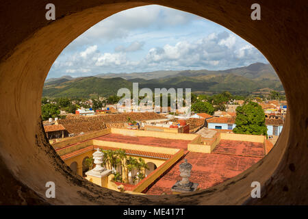 Les toits du centre historique de Trinidad à Cuba Banque D'Images