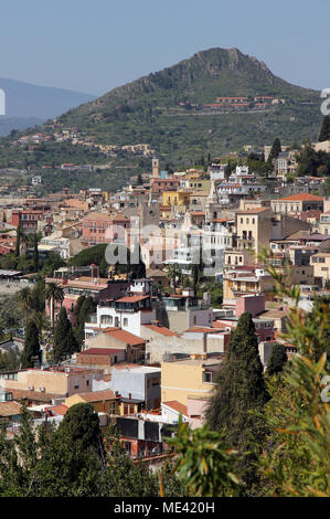 Taormina Sicile Italie Banque D'Images