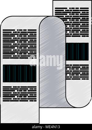 Le projet de loi commercial paper scribble Illustration de Vecteur