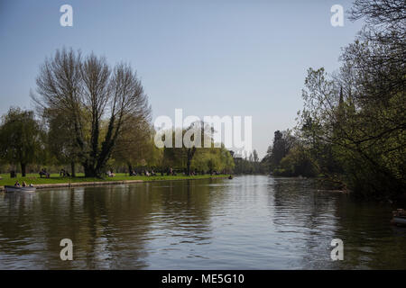 River Avon de Straford-upon-Avon Banque D'Images