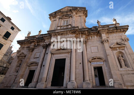 Assomption de la Vierge Marie dans la cathédrale de la vieille ville de Dubrovnik. Banque D'Images