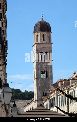 Église des franciscains, à Dubrovnik, Croatie. Banque D'Images