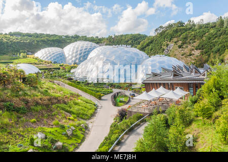 L'Eden Project près de St Austell, Cornwall Phillip Roberts Banque D'Images