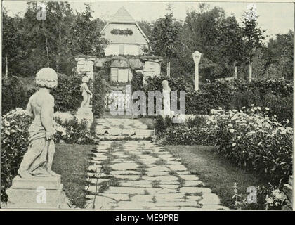 . Die Gartenkunst . Ausstellung Breslau : Ansicht aus dem engl. Paul von Staudengarten s'arrêtent, Breslau. Banque D'Images
