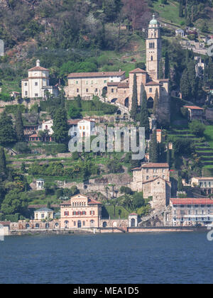 Morcote village médiéval sur le lac de Lugano. La Suisse Banque D'Images