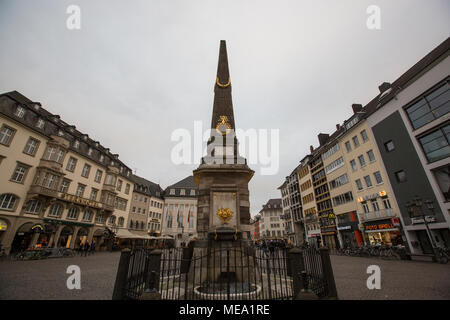 Les bâtiments autour du centre-ville de Bonn, Rhénanie du Nord-Westphalie, Allemagne. Banque D'Images