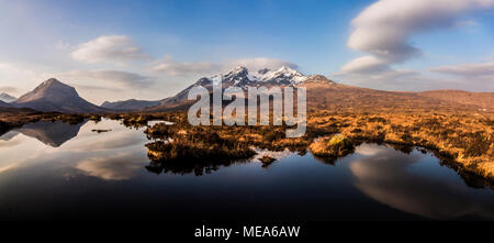 Marsco et les Cuillin Ridge Banque D'Images