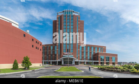 Capture d'architecture de Le Bonheur de l'Hôpital pour enfants de Memphis, Tennessee. Banque D'Images