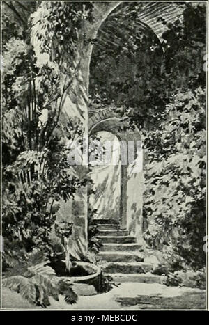 . Die Gartenkunst . Banque D'Images