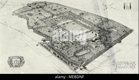 . Die Gartenkunst . Wettbewerbsentwurf für den Stadtpark Hamburg-Winterhude. Le professeur M. Von Läuger Läugers, Karlsruhe. zu Entwurf äußern. Gegensätzlichkeiten prinzipielle Es sind, die dabei werden erörtert müßten, aber ich glaube, die zu bestimmen sollen auch die- jenigen Läugers, welchen empfinden Art zu und zu schaften, nicht ,,deutsch" ( ?) genug ist, ist das gleiche - ja auch von Großmann dit worden -, doch den künstlerischen Wert senneur Arbeit anerkennen werden und sich nicht durch seine glatte Verwerfung blamieren. A été soll nun angesichts dieses Wettbewerbs- ergebnisses à Hambourg ge Banque D'Images