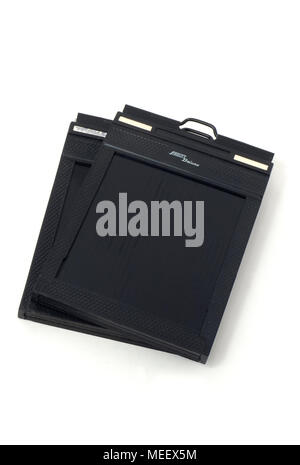 Fidelity 4x5 de luxe grand format" des supports de film. Banque D'Images