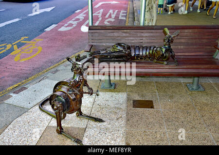 La jolie ville animée DE BRISBANE, AUSTRALIE Banque D'Images