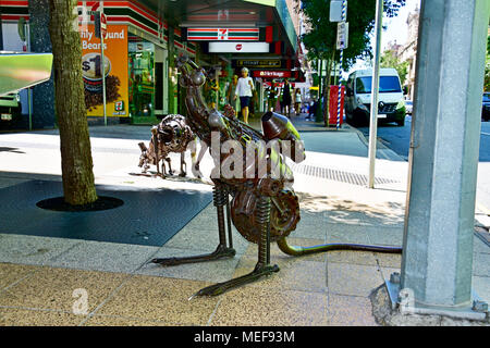 La jolie ville animée DE BRISBANE, AUSTRALIE Banque D'Images