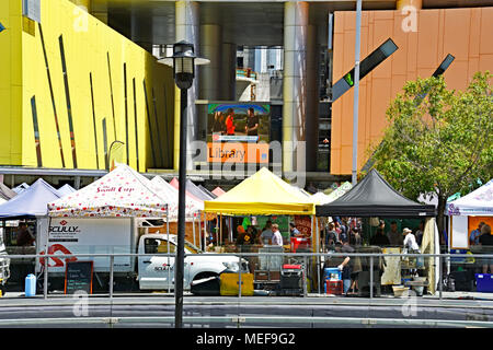 La jolie ville animée DE BRISBANE, AUSTRALIE Banque D'Images