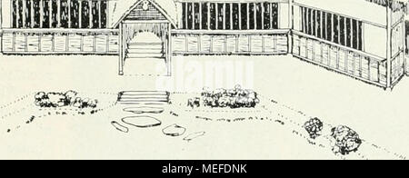 . Die Gartenkunst . Banque D'Images