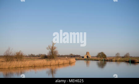 Abbaye Saint Benets, Norfolk. Banque D'Images